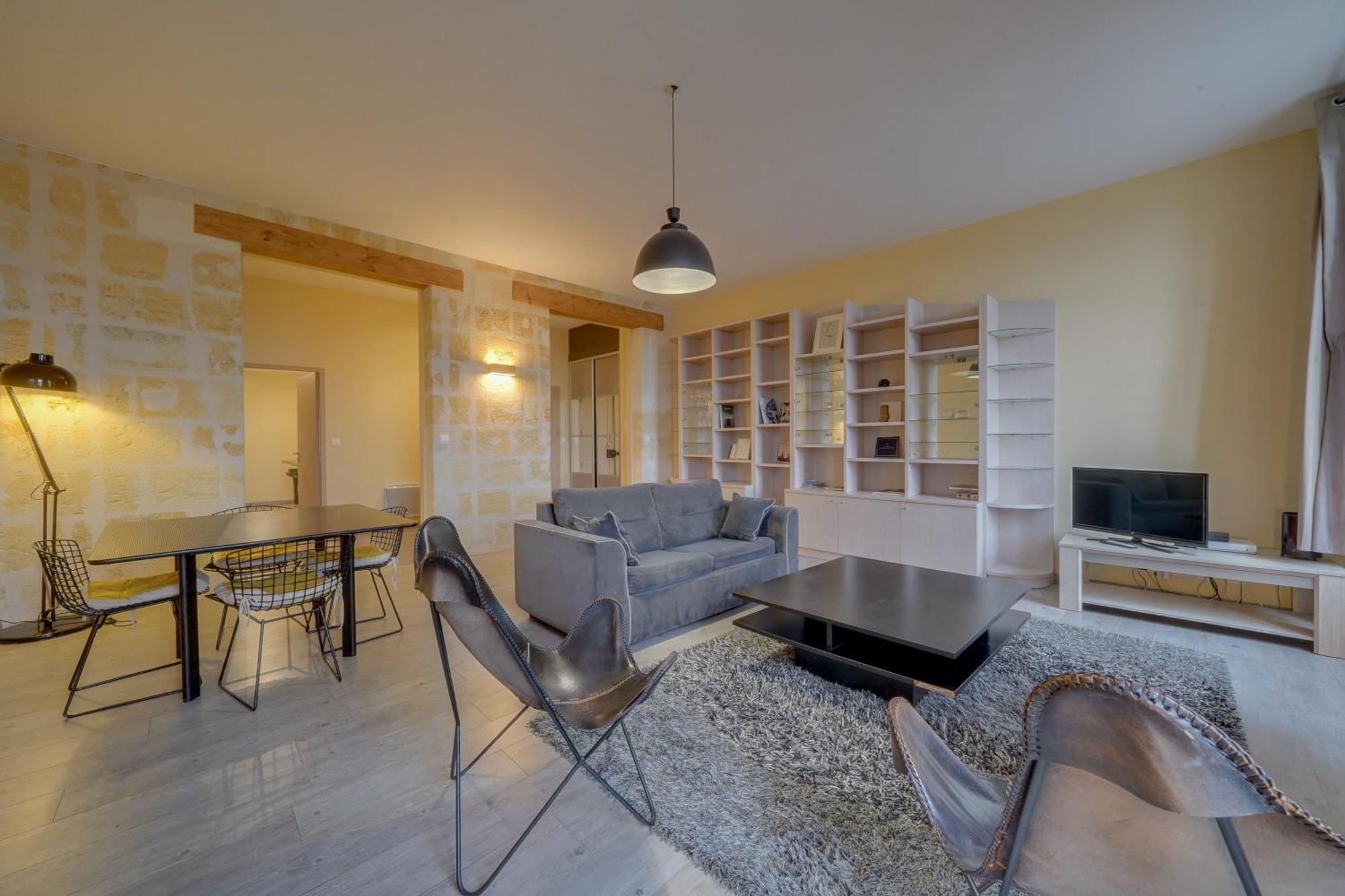 Le Richelieu - Magnifique Duplex Avec Une Vue Incroyable บอร์โด ภายนอก รูปภาพ